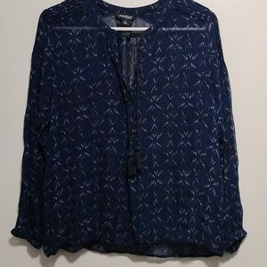Lucky Brand transparent top size L
